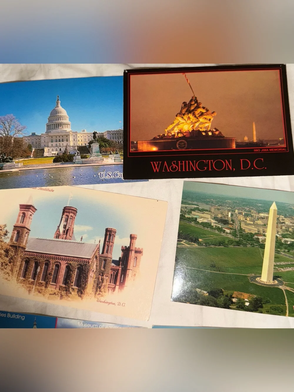 Set of 16 Vintage Postcards - London and Washington DC
